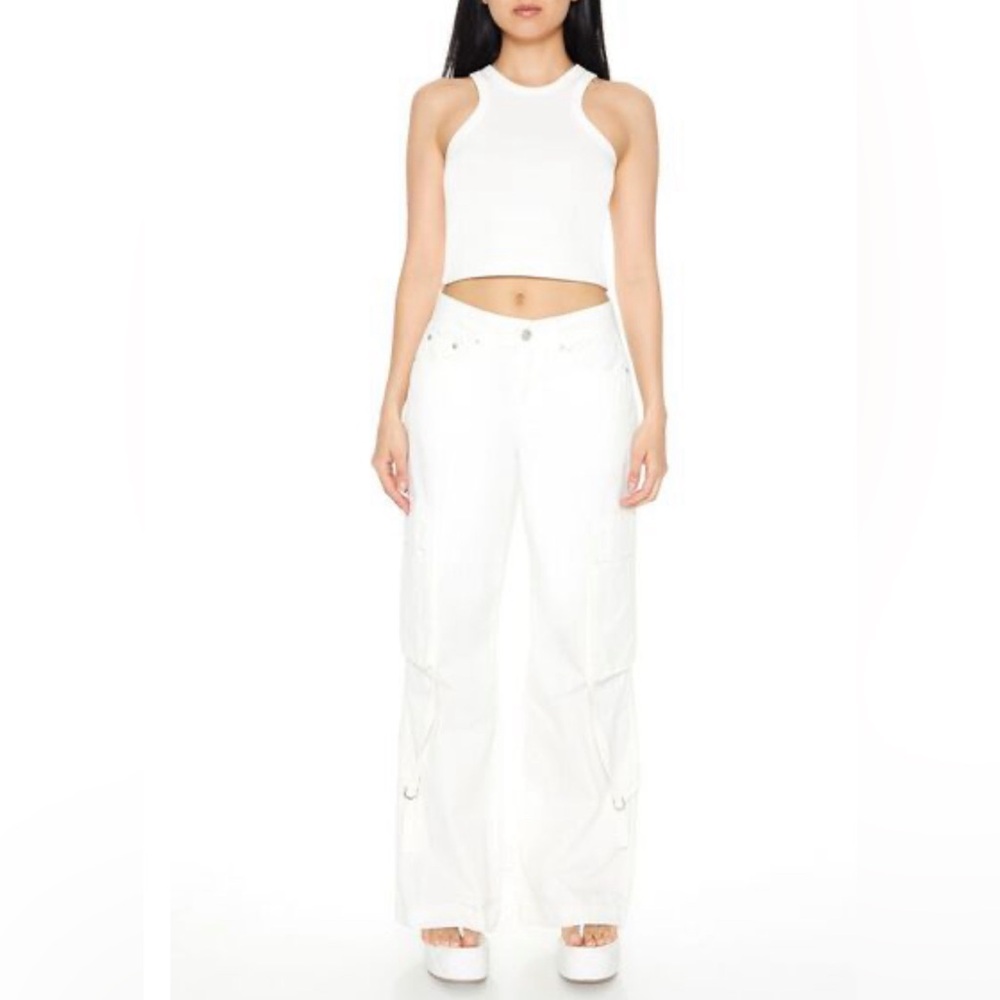 Forever 21 Denim Cargo Pants